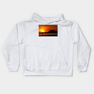 Benidorm Sunset Costa Blanca Spain Kids Hoodie